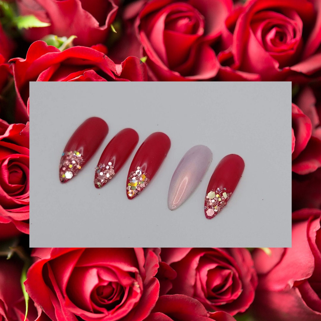 Radiant Red Nails for Valentine's
