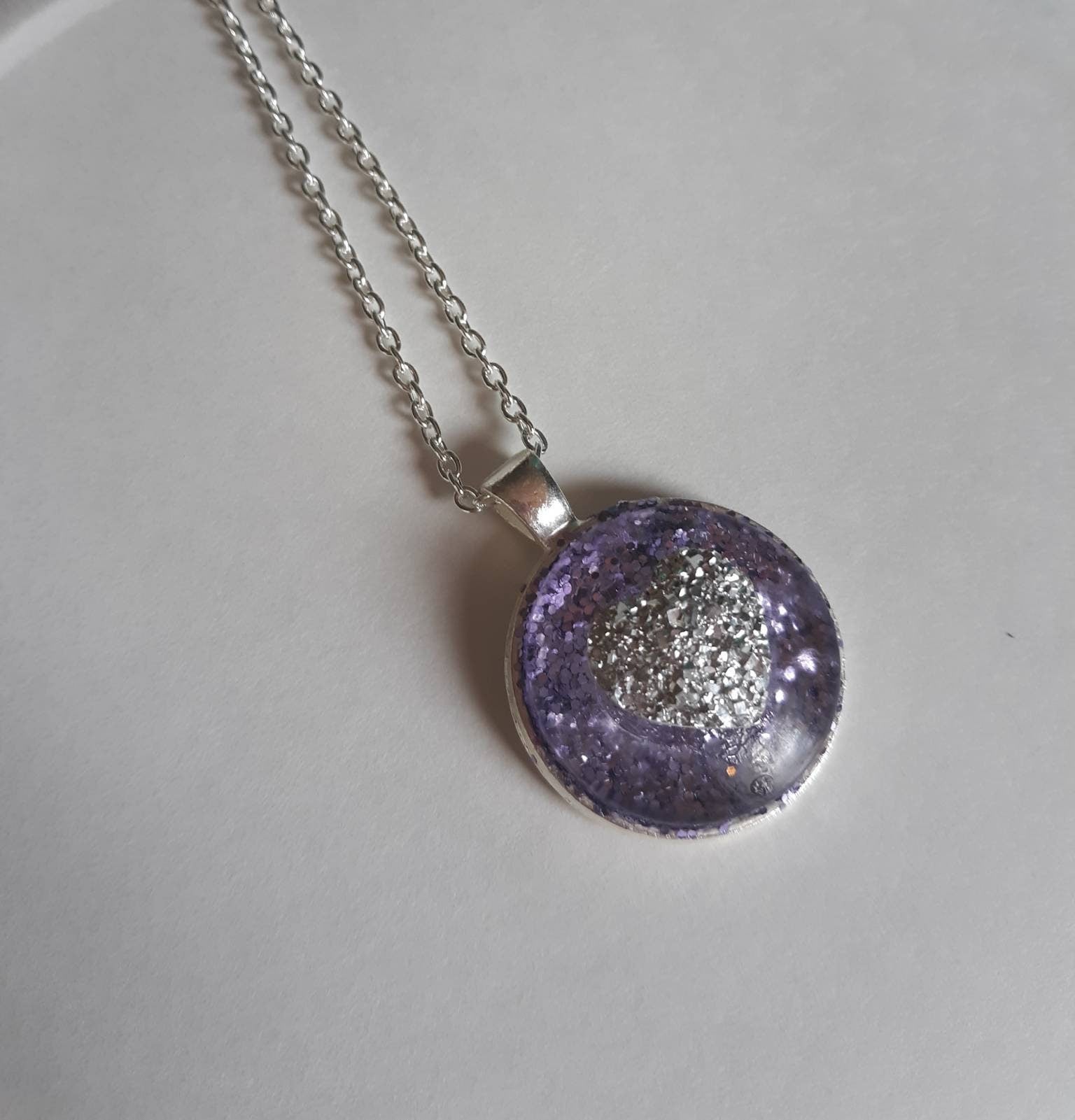Confetti Glitter Pendant Necklaces