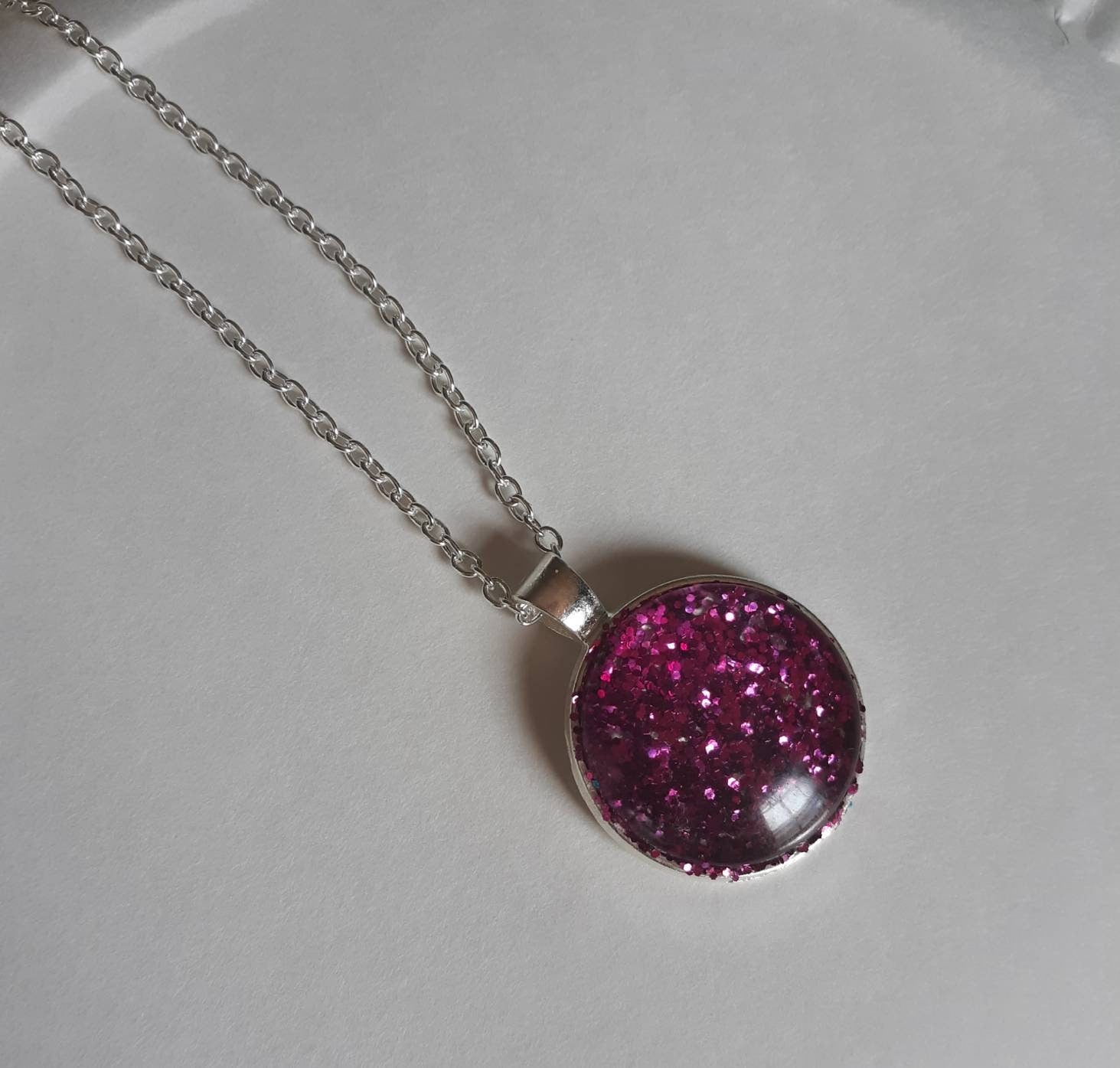Confetti Glitter Pendant Necklaces