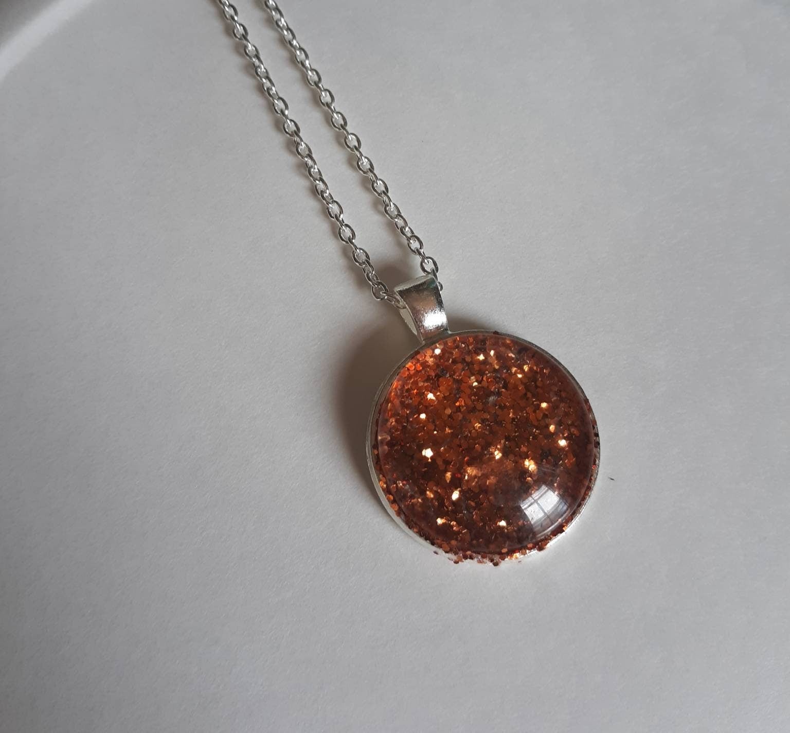 Confetti Glitter Pendant Necklaces