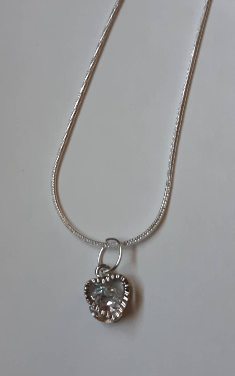 Cubic Zirconia Sparkle Necklace