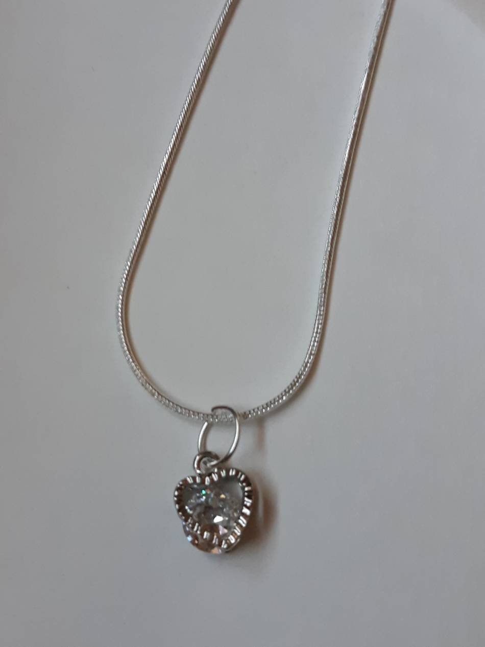 Cubic Zirconia Sparkle Necklace