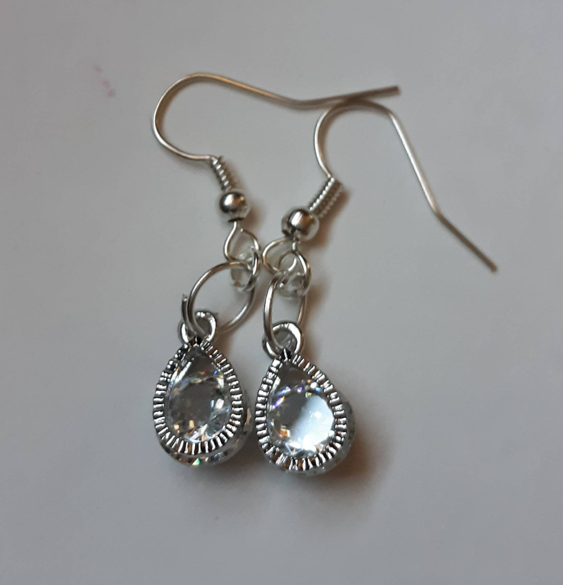 Cubic Zirconia Dangle Earrings