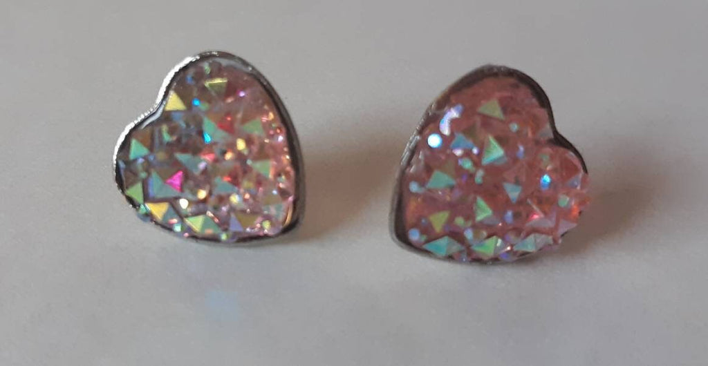 Sparkly Textured Stud Earrings