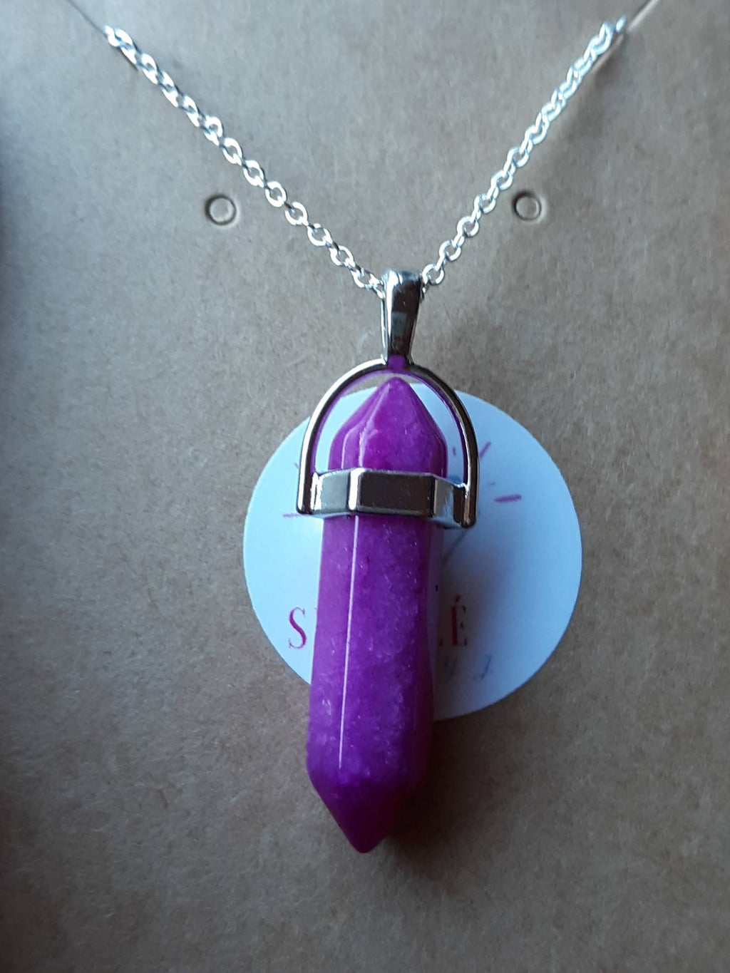 Crystal pendant Necklaces