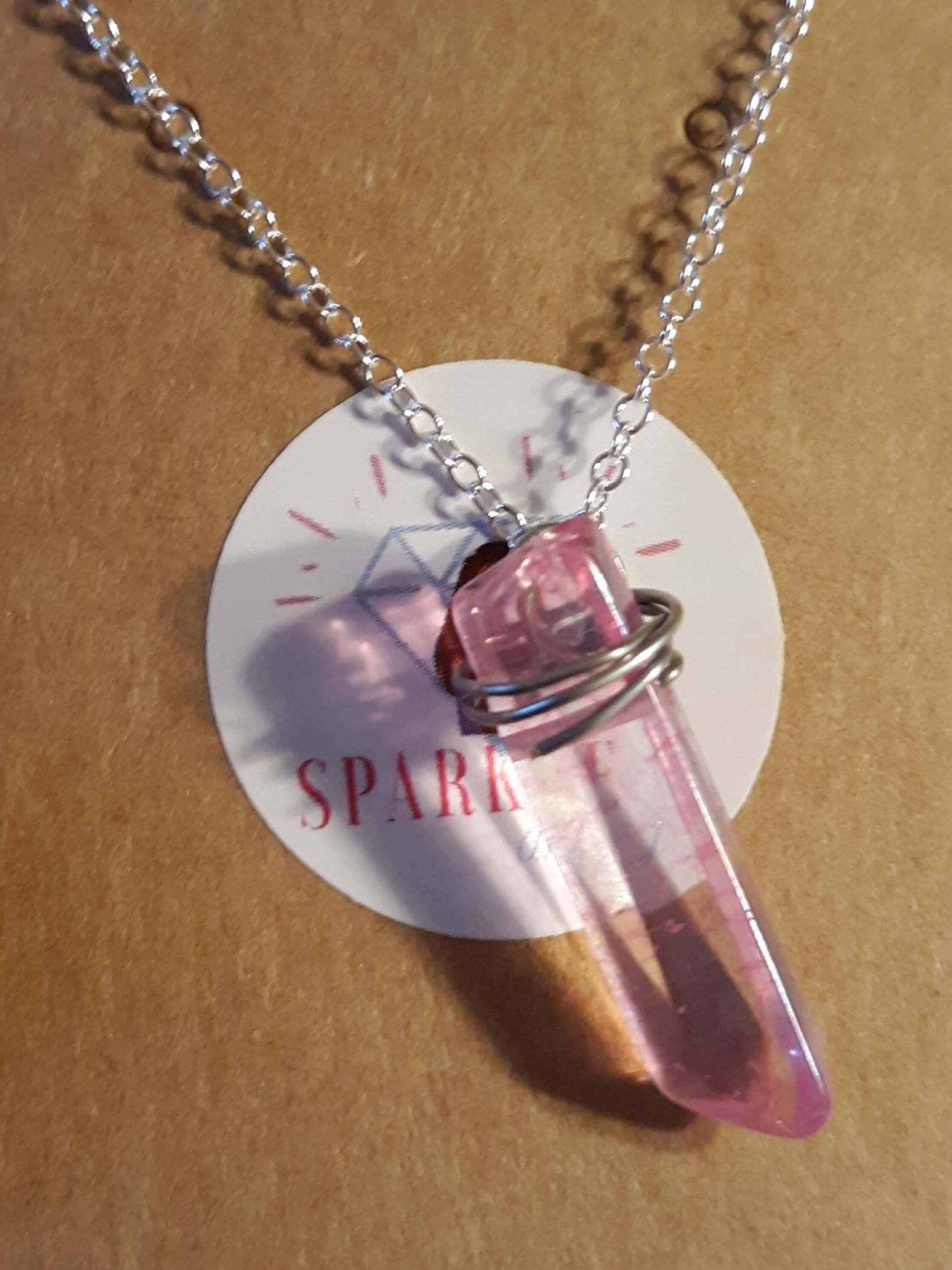 Natural Looking Crystal Pendant