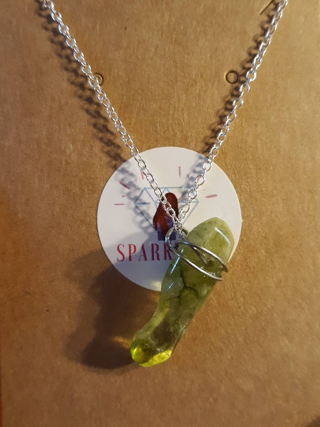 Natural Looking Crystal Pendant