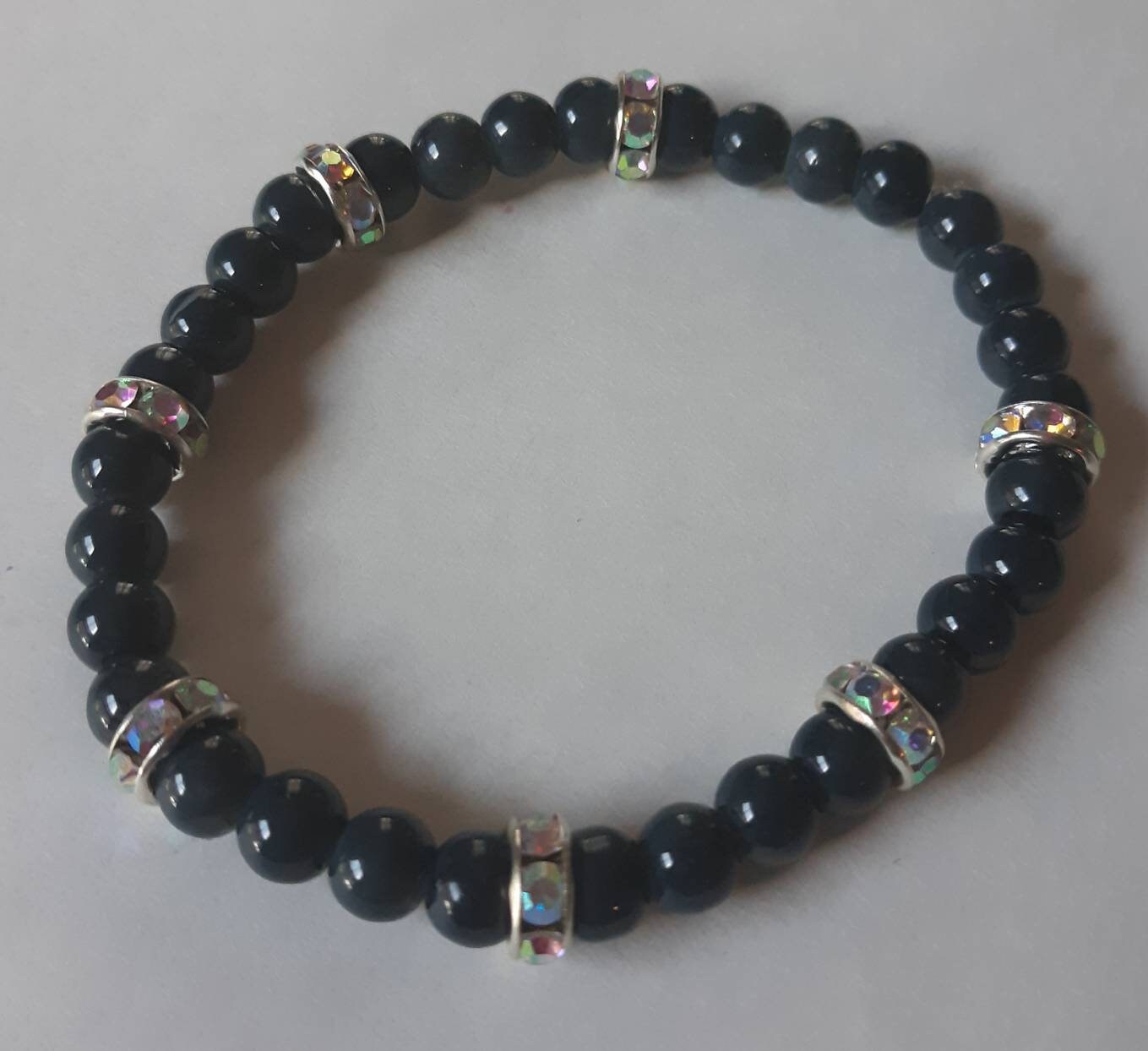 Dark Grey Sparkle Bracelet