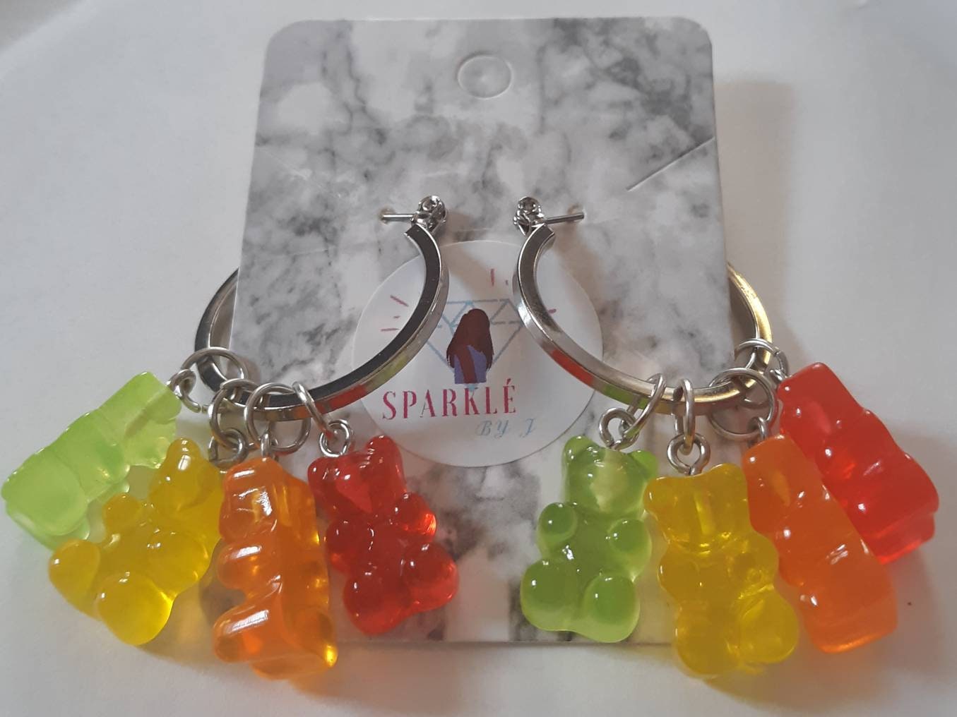 Gummy Bears Hoop Earrings