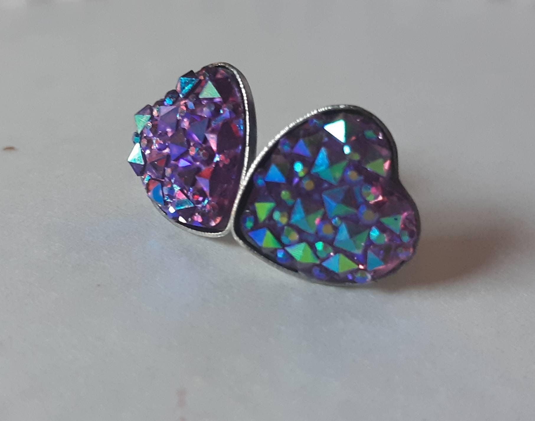 Sparkly Textured Stud Earrings