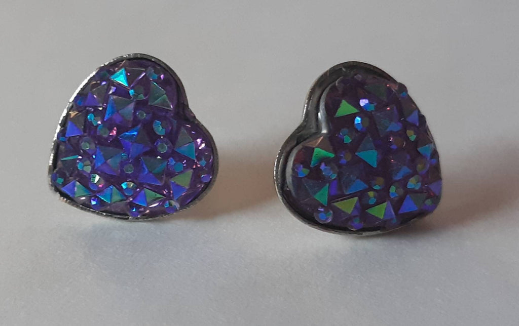 Sparkly Textured Stud Earrings