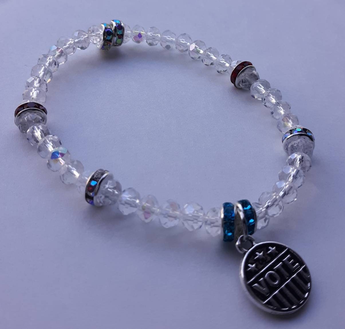 Sparkly VOTE bracelet