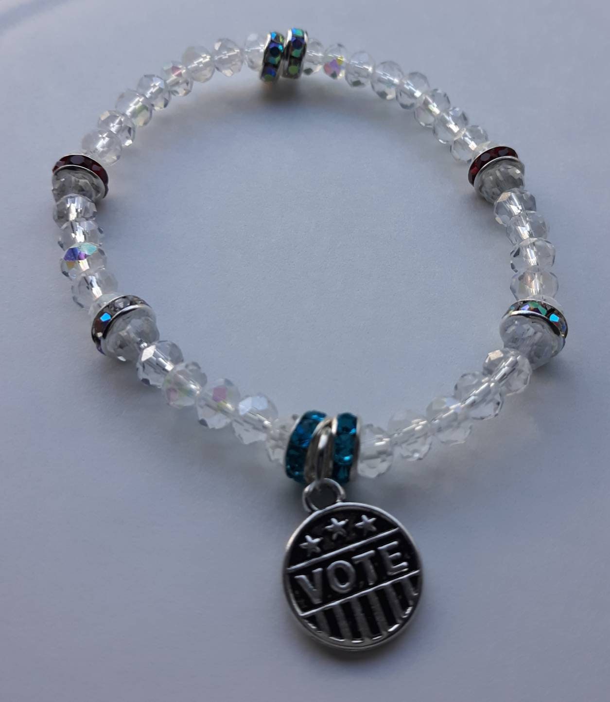 Sparkly VOTE bracelet
