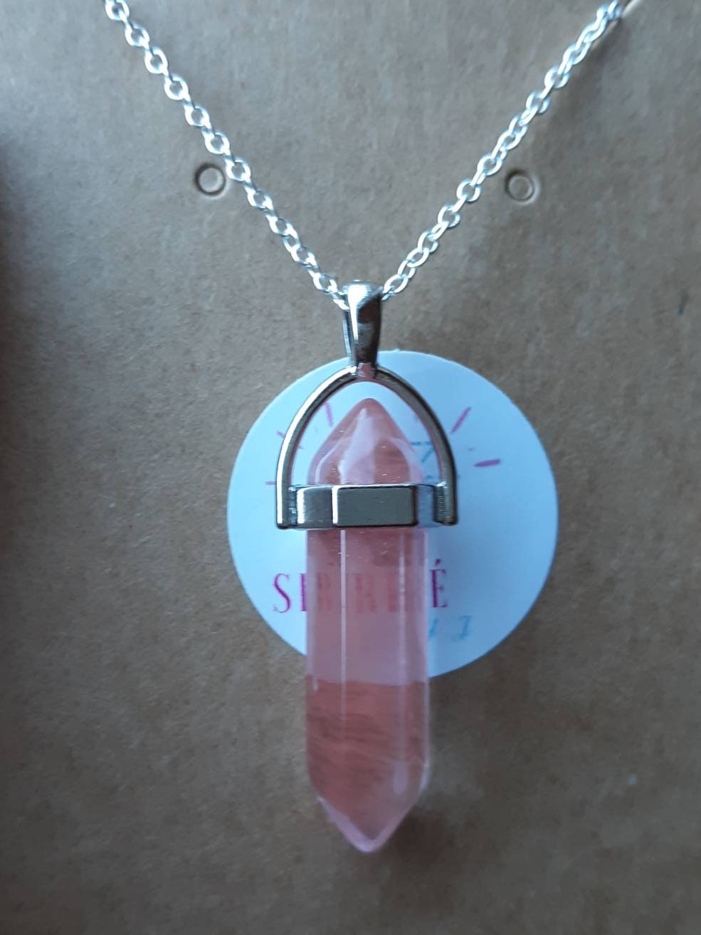 Crystal pendant Necklaces