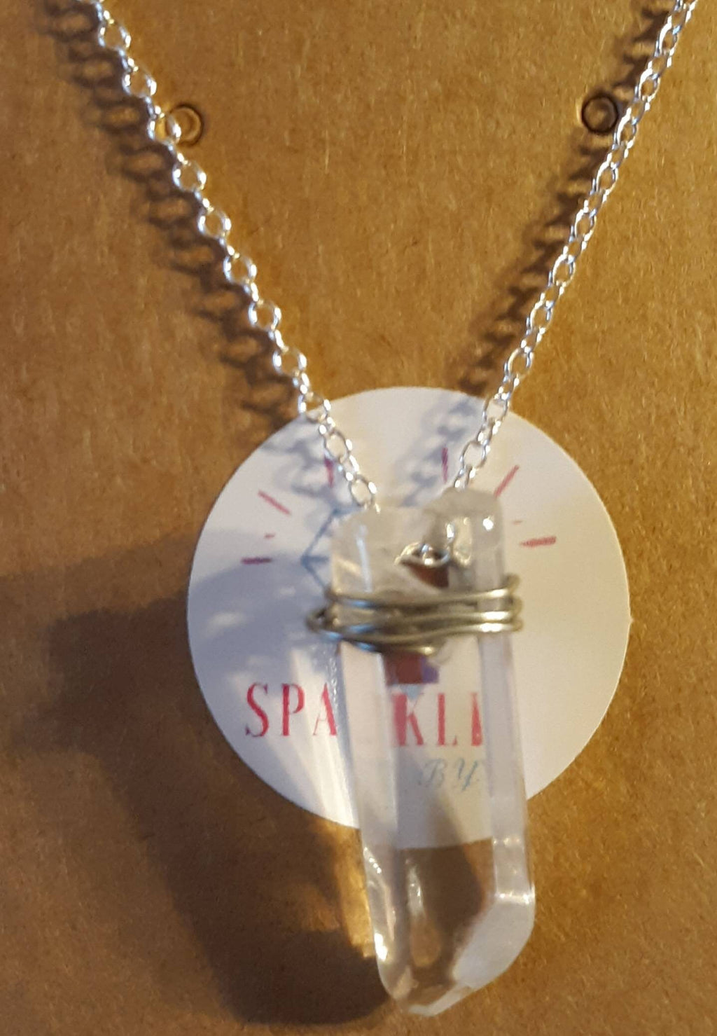 Natural Looking Crystal Pendant