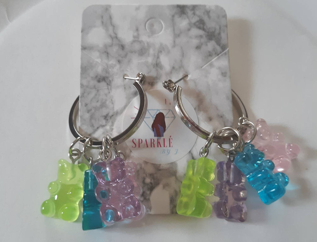 Gummy Bears Hoop Earrings