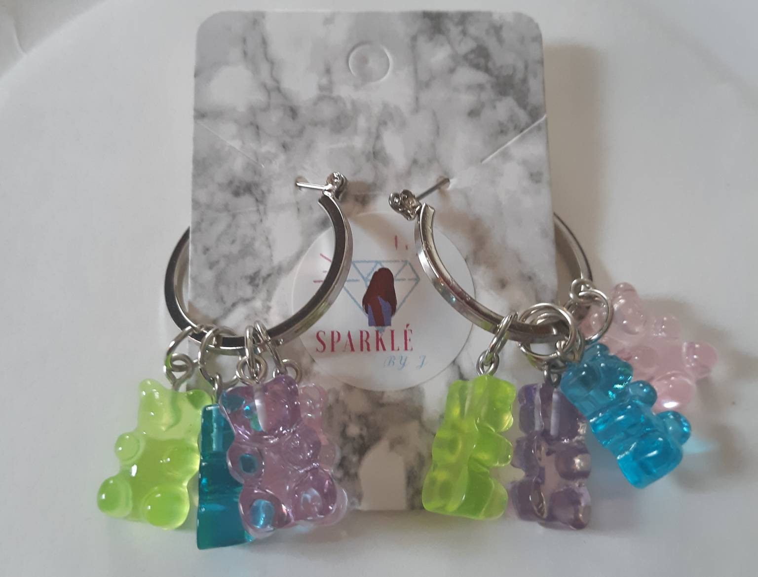 Gummy Bears Hoop Earrings