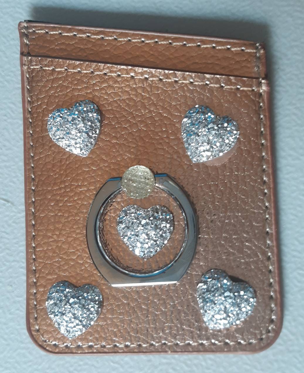 Rose Gold Sparkly Phone Wallets