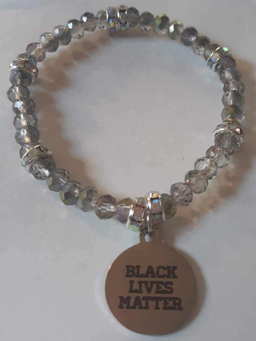 Sparkly Black Lives Matter Bracelets