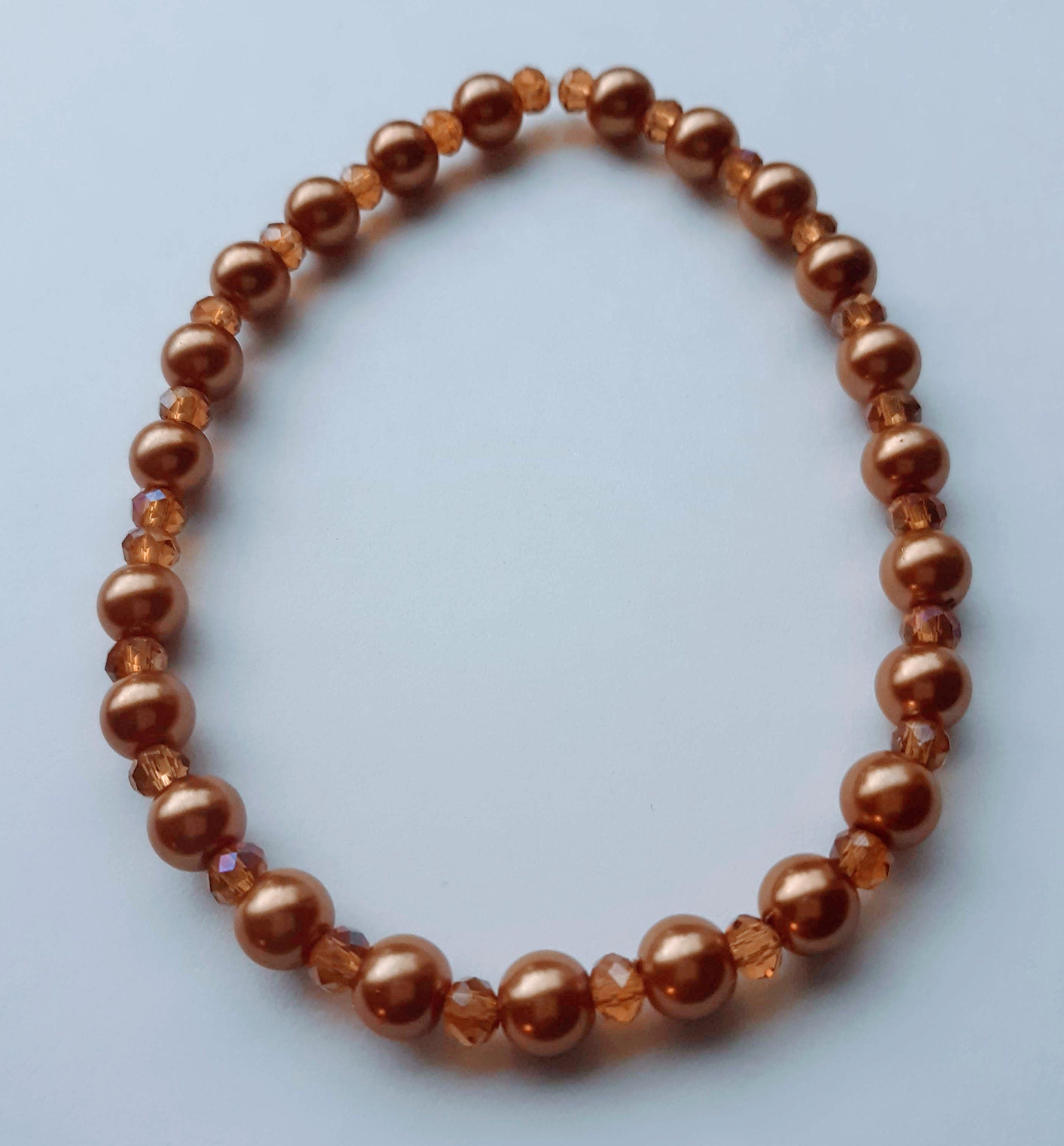 Gold Yellow Beaded Bracelet