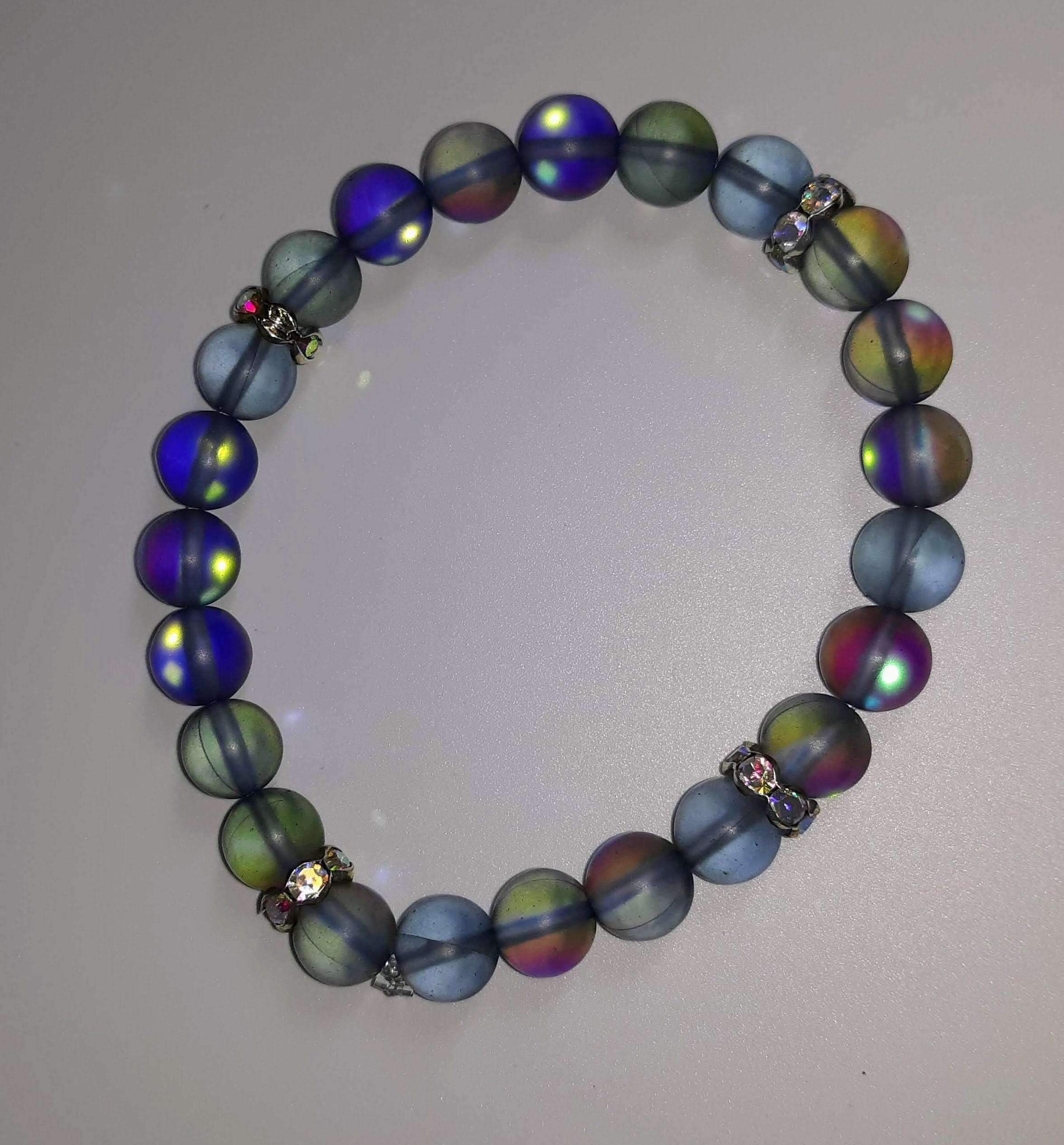 Mermaid Glass Ocean Blue Bracelet
