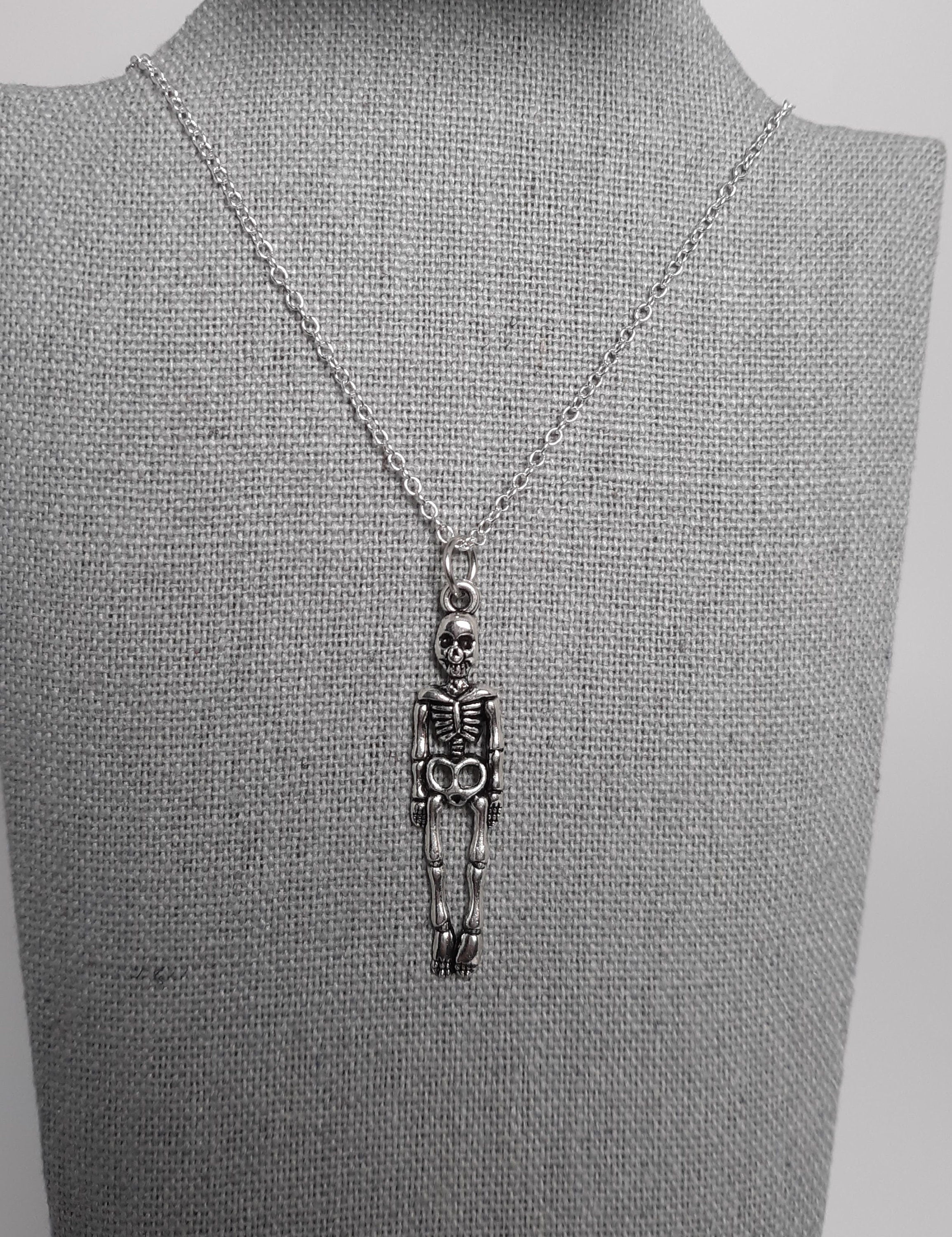 Silver Halloween Skeleton