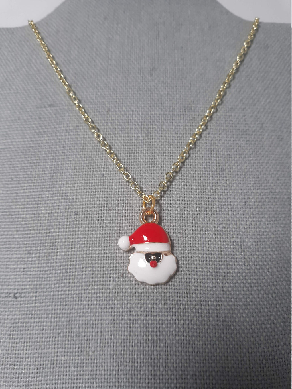 Gold Christmas Charm Necklaces