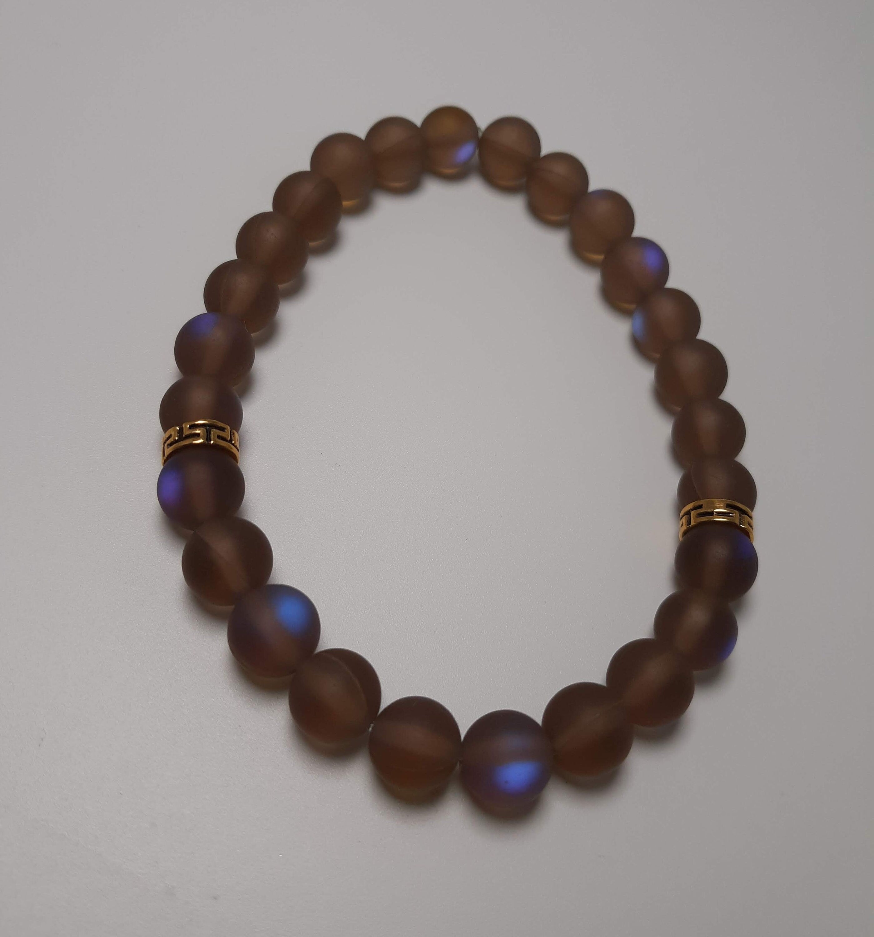 Brown and Gold Men's Bracelet