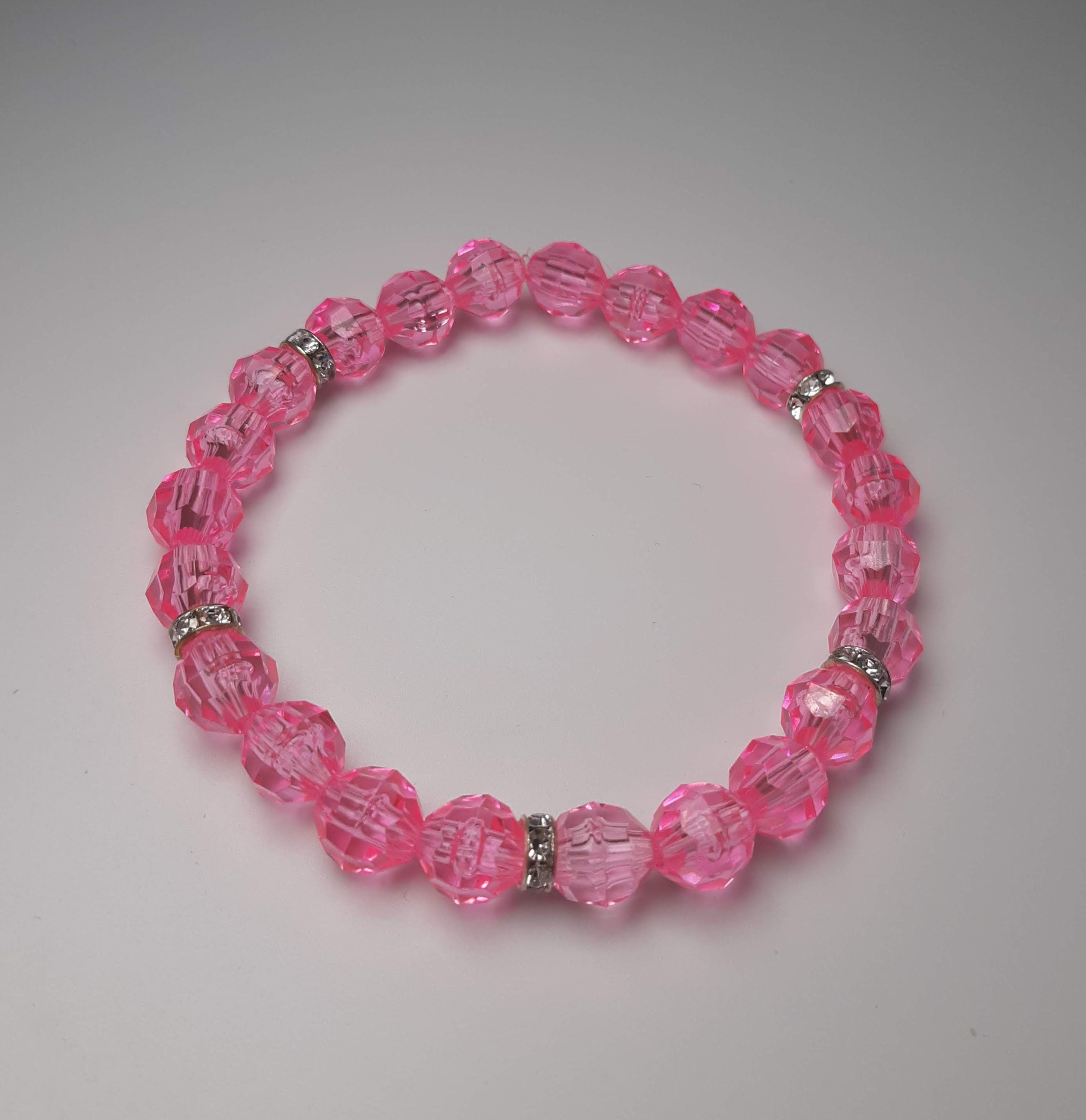 Customizable Bracelet Pink and Purple Bracelet - 4 Options