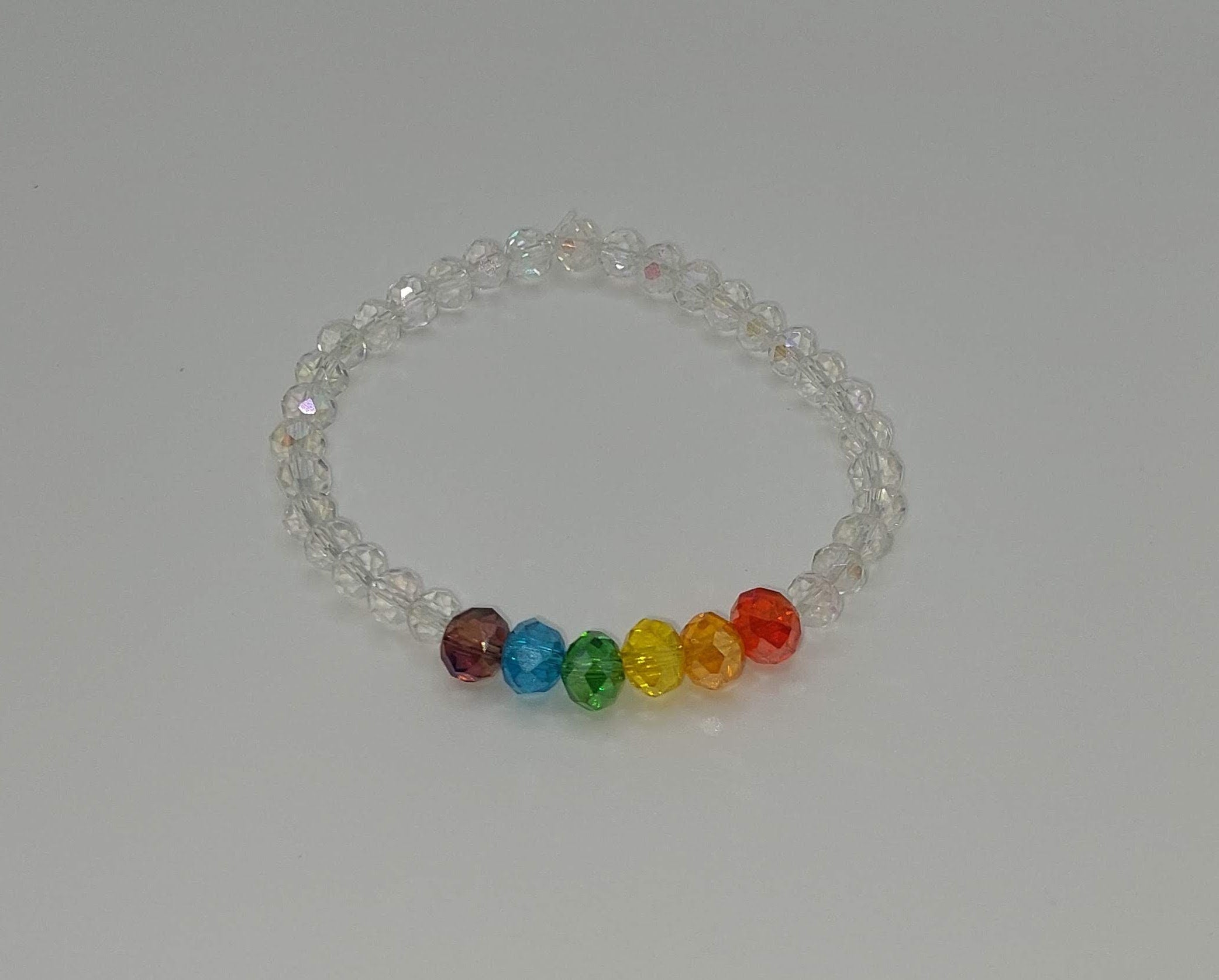 Sparkly Pride Rainbow Bracelet