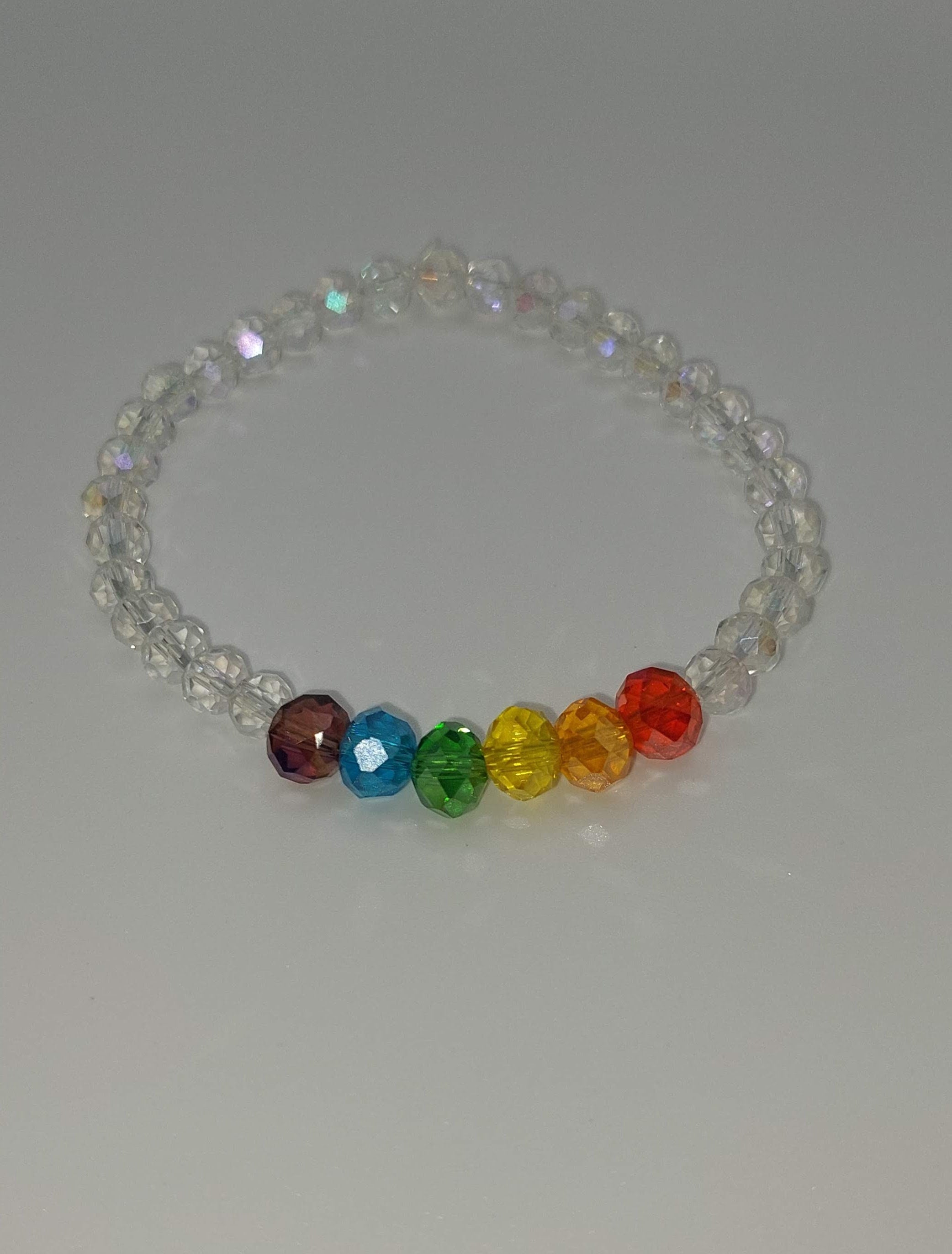 Sparkly Pride Rainbow Bracelet