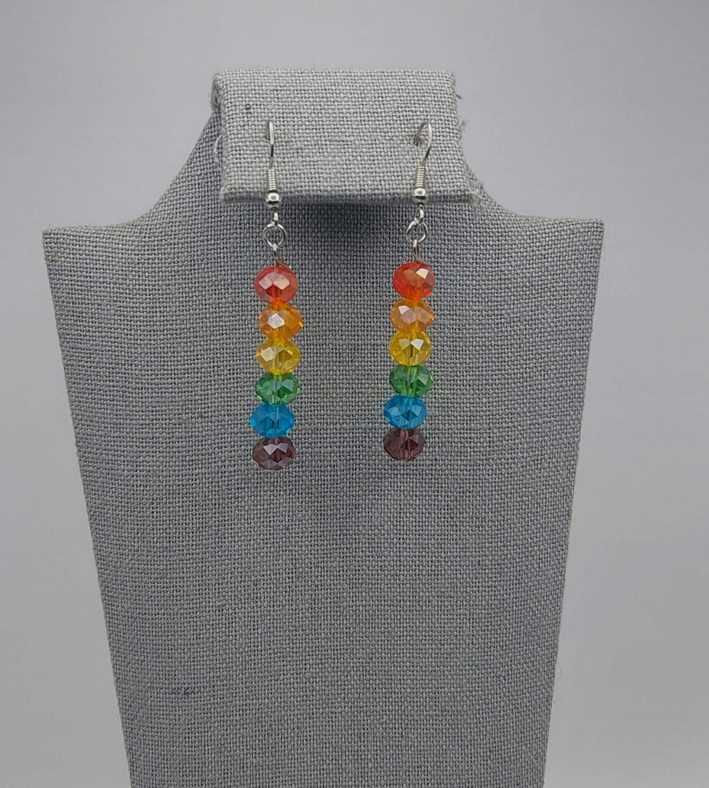 Rainbow LGBTQ+ Pride Dangle Earrings