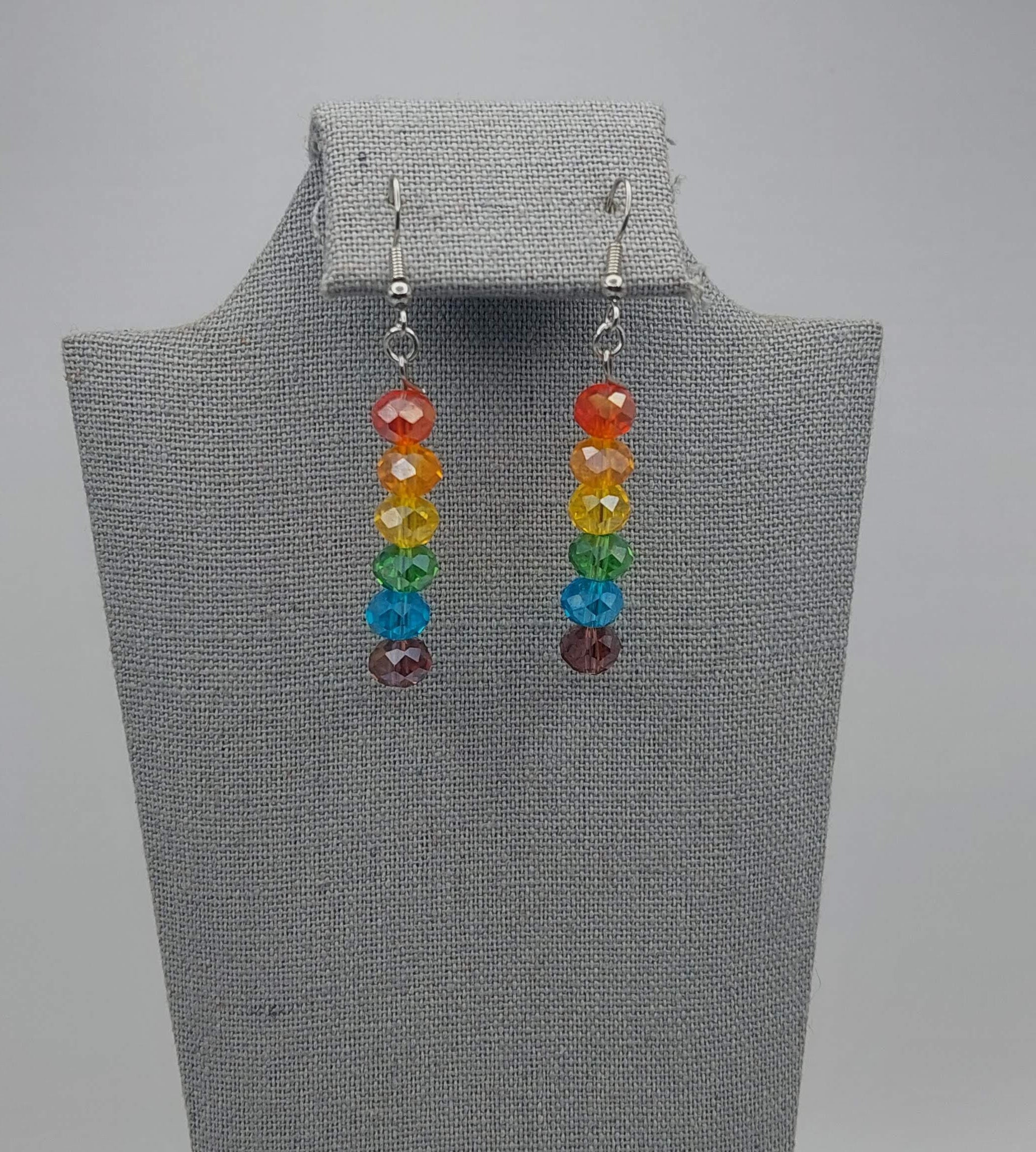 Rainbow LGBTQ+ Pride Dangle Earrings