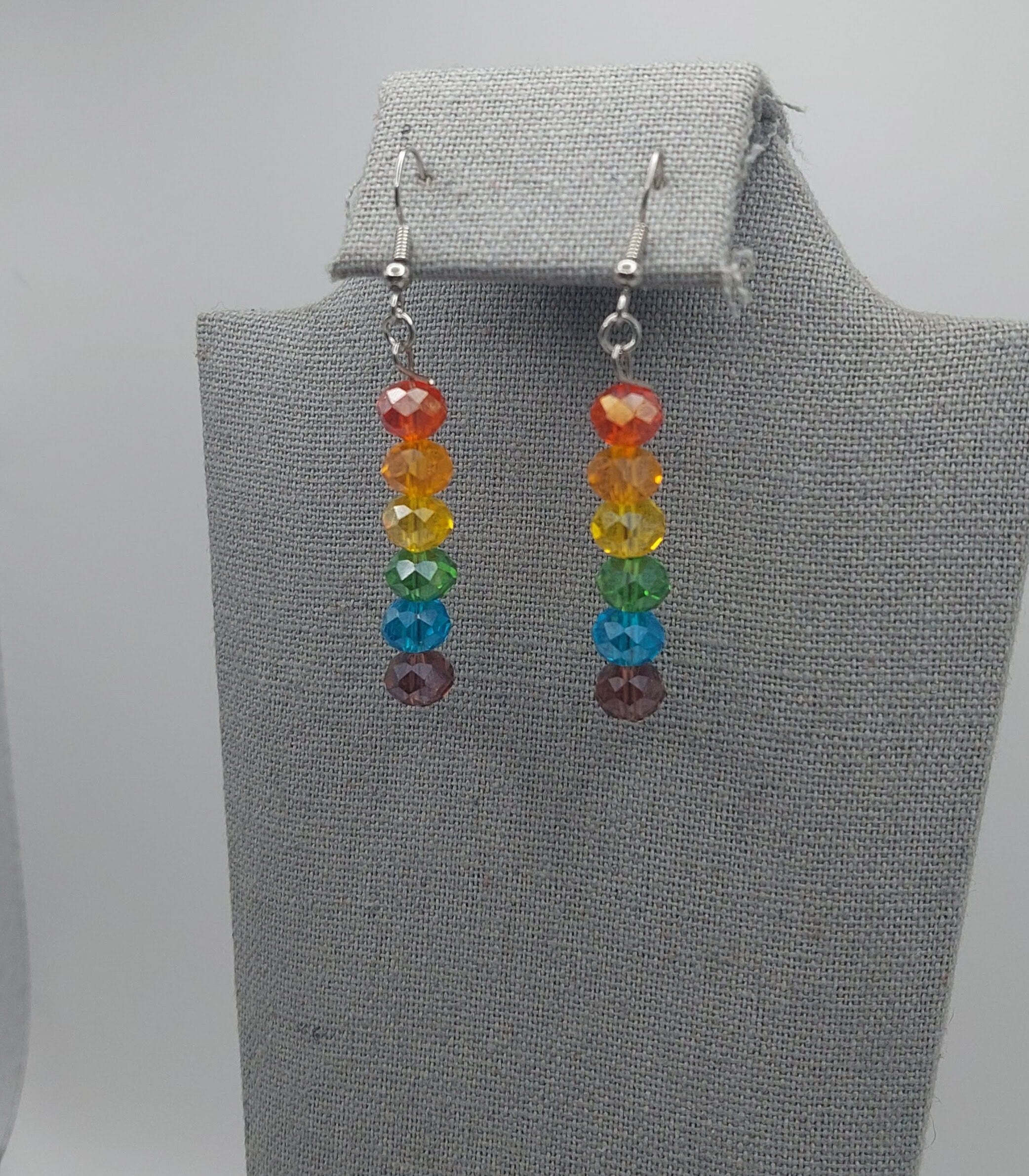 Rainbow LGBTQ+ Pride Dangle Earrings