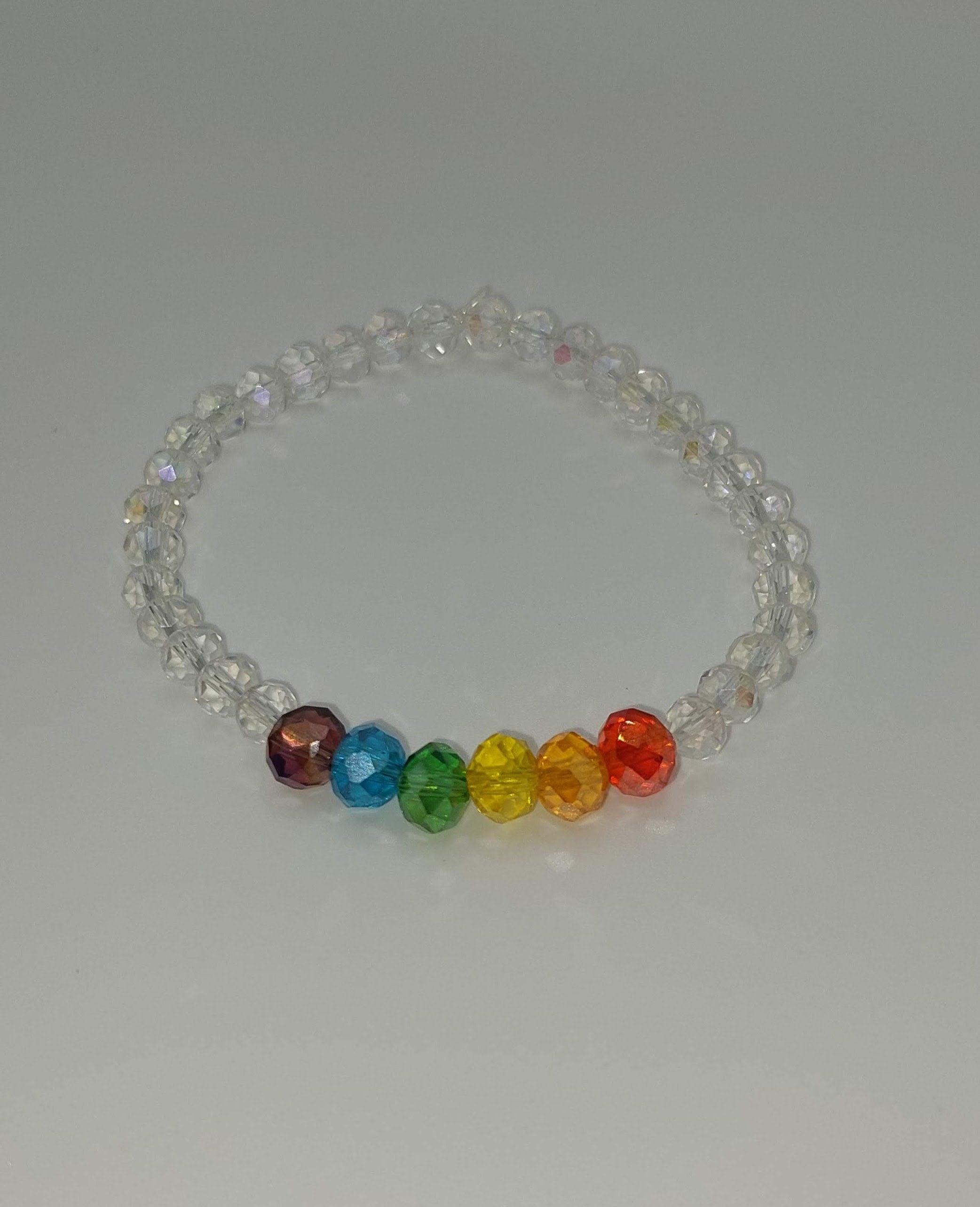 Sparkly Pride Rainbow Bracelet