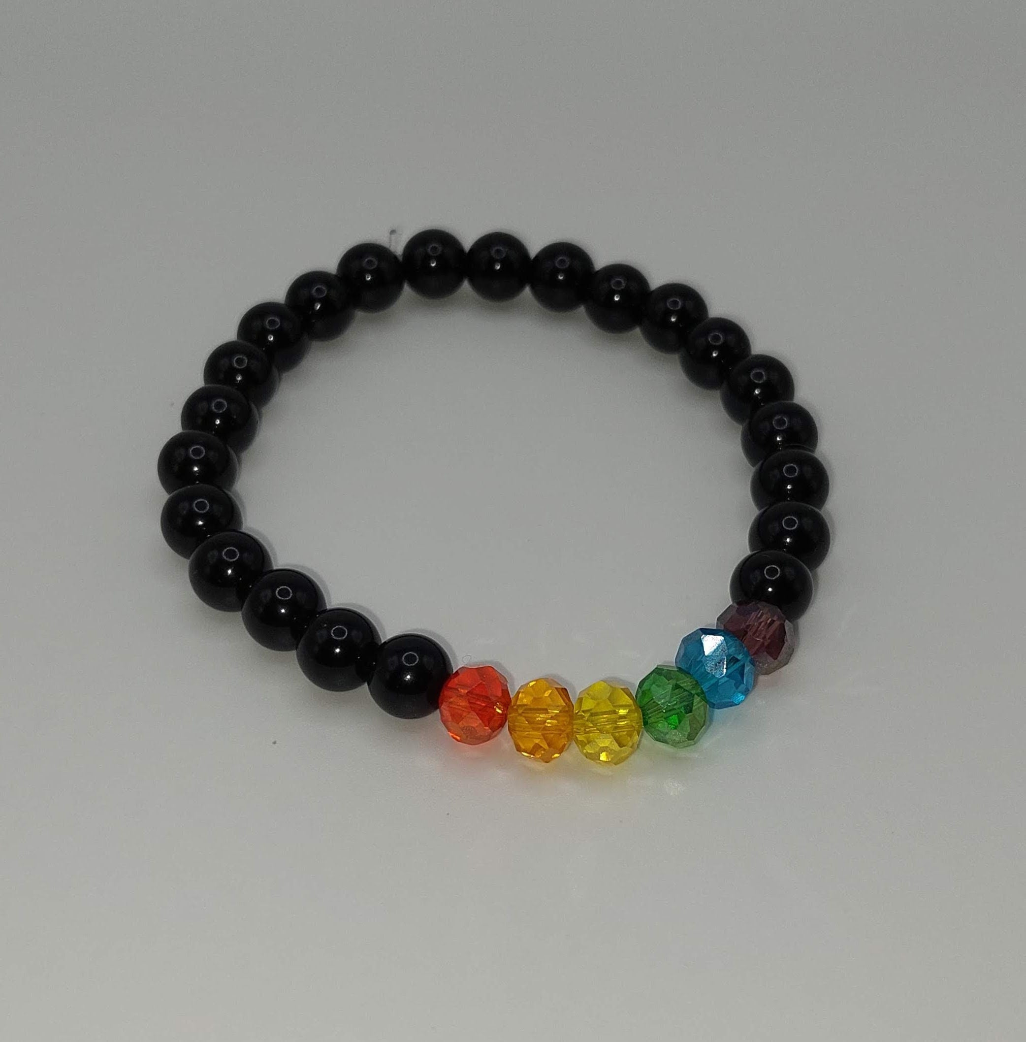 Black Pride Rainbow LGBTQ+ Bracelet