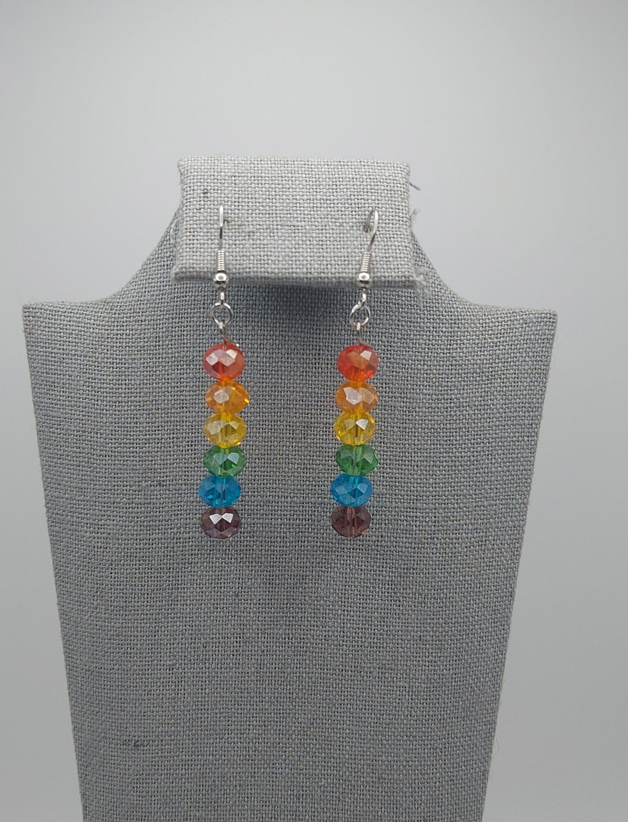 Rainbow LGBTQ+ Pride Dangle Earrings